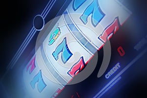 Slot Machine Spin photo