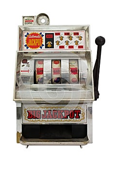 Slot machine with three bells jackpot