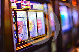 Slot machines in Las Vegas