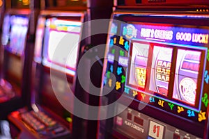 Slot machines in Las Vegas