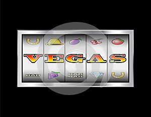 Slot Reels Vegas Sign