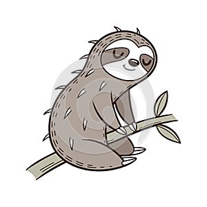 Sloth in a Feeble Political Debate Scene