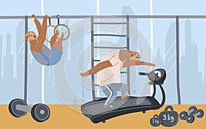 Sloth Laziness Gym Composition photo