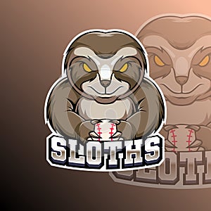 Sloths Animal Team Badge