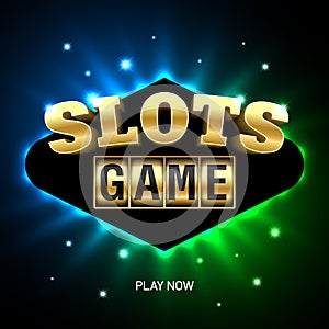 Slots game casino banner