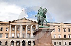 Slottet Royal Palace in central Oslo