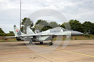 Slovak Air Force MiG-29 Fulcrum fighter jet aircraft