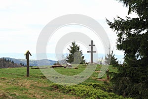 Slovak cross on Javornik mountain