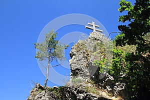 Slovak cross on Rockery Liptovsky Hradok