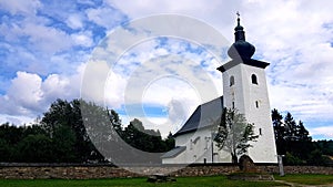 Gothic Church of John Baptist in Slovakia.