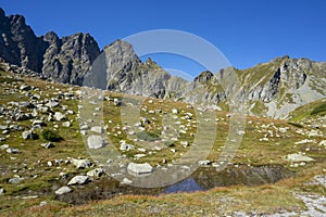 Slovenské Vysoké Tatry. Krajina Hincova údolí