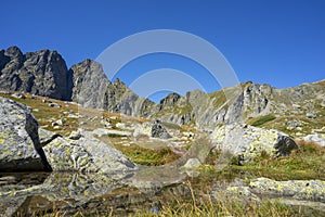 Slovenské Vysoké Tatry. Krajina Hincova údolí