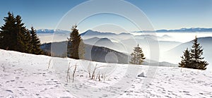 Slovak Landscape in the Winter photo