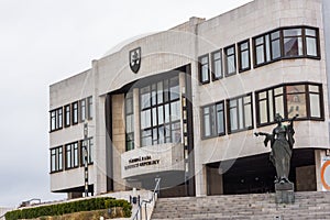 Slovak national parliament in  Bratislava, Slovakia