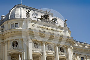 Slovak National Theatre (Slovenske Narodne Divadlo, SND). Old building. Bratislava. Slovakia