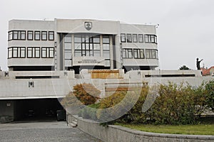The Slovak parliament palace.