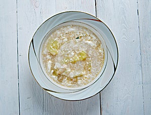 Slovak Sour Bean Soup