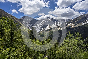 Slovak Western Tatras. View of the Rohace peaks