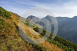 Slovak Western Tatras. View of the Rohace peaks