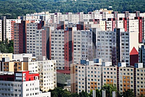 Slovakia, bratislava, apartment buildings