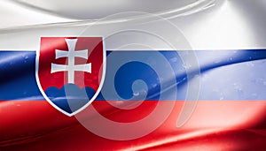 Slovakia Flag. The National Flag of Slovakia