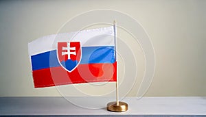 Slovakia Flag. The National Flag of Slovakia