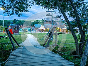 Slovakia mountain resort in Low Tatras mountains