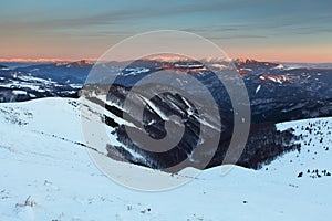 Slovakia mountain at winter - Fatras