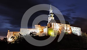 Slovakia - Nitra Castle at night photo