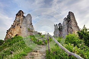 Slovakia - Ruin of castle Korlatko