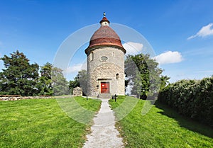 Slovakia - Skalica city, Romanesque Rotunda of Saint George near Calvary