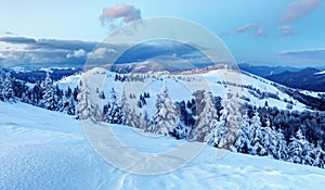 Slovensko lyžiarske stredisko v zime - Donovaly