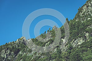 Slovakian carpathian mountains in autumn. green hills with tops