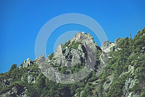 Slovakian carpathian mountains in autumn. green hills with tops