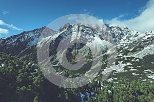 Slovakian carpathian mountains in autumn. green hills with tops