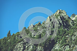 Slovakian carpathian mountains in autumn. green hills with tops