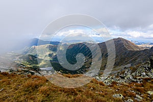 Slovakian carpathian mountains in autumn.