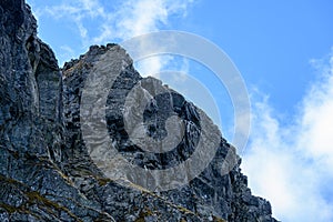 Slovakian carpathian mountains in autumn.