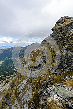 Slovakian carpathian mountains in autumn.