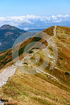 Slovenské Karpaty na jeseň.