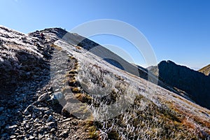 Slovakian carpathian mountains in autumn.