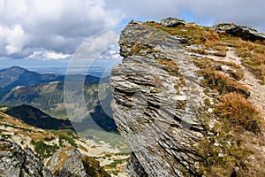 Slovenské Karpaty na podzim.