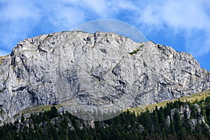 Slovakian carpathian mountains in autumn. rock textures on walls