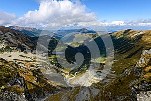 Slovakian carpathian mountains in autumn.