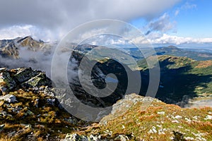 Slovakian carpathian mountains in autumn.