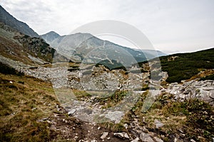 Slovakian carpathian mountains in autumn