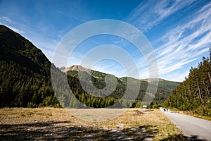 Slovakian carpathian mountains in autumn