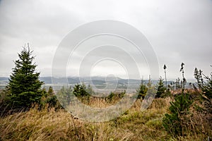 Slovakian carpathian mountains in autumn