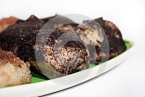 Slovakian donuts with poppy seeds