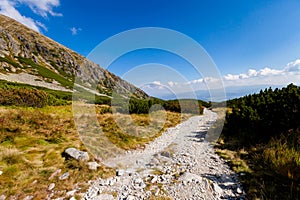 Slovakian Furkotska dolina Tatra landscape